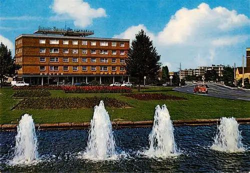 AK / Ansichtskarte  Castrop-Rauxel Engelsberg Platz Wasserspiele