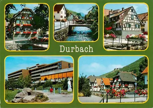 AK / Ansichtskarte  Durbach_Schwarzwald_Offenburg Staufenburg Klinik Ortspartien