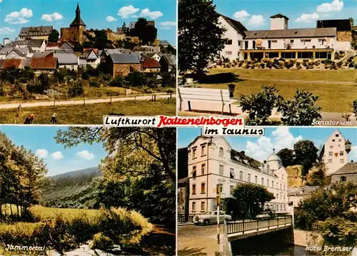 AK / Ansichtskarte  Katzenelnbogen Kirche Sanatorium Jammertal Hotel Bremser