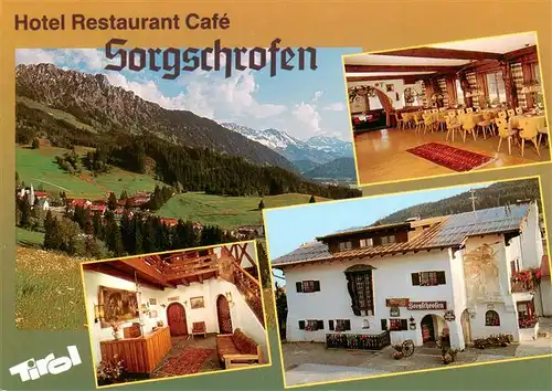 AK / Ansichtskarte 73943862 Jungholz_Tirol_AT Hotel Restaurant Cafe Sorgschrofen
