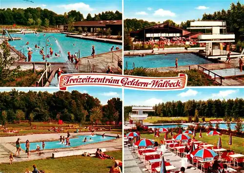 AK / Ansichtskarte  Walbeck_Geldern_Rheinland Freizeitzentrum Freibad Restaurant Terrasse