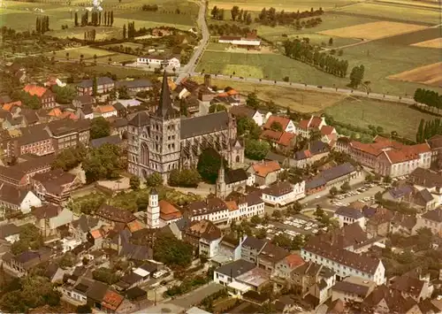 AK / Ansichtskarte  Xanten Stadt und roemisches Amphitheater