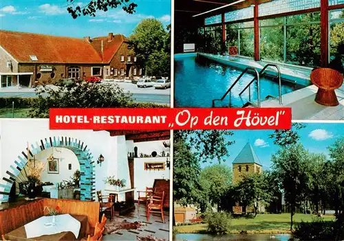 AK / Ansichtskarte 73943901 Gahlen Hotel Restaurant Op den Hoevel Hallenbad