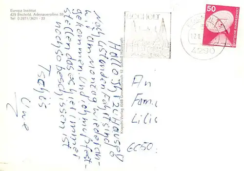 AK / Ansichtskarte  Bochold Europa Institut