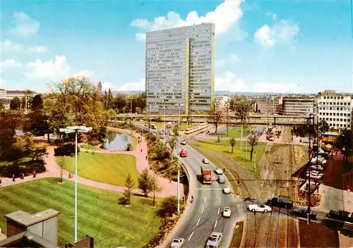 AK / Ansichtskarte  Duesseldorf Schadowplatz Hochhaus