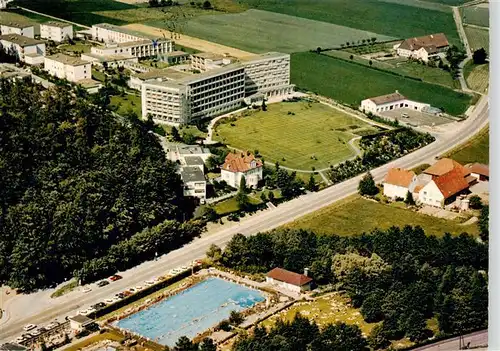 AK / Ansichtskarte  Bad_Driburg Schwimmbad mit Sanatorium Berlin der BfA