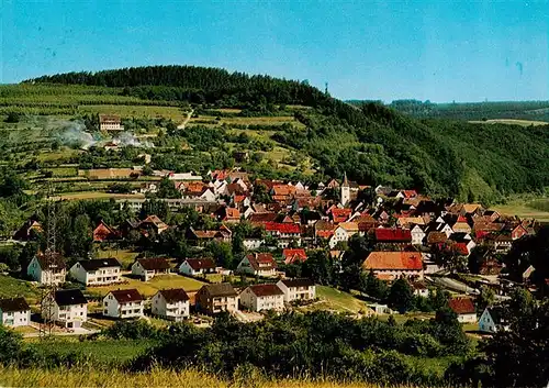 AK / Ansichtskarte  Polle_Oberweser Panorama