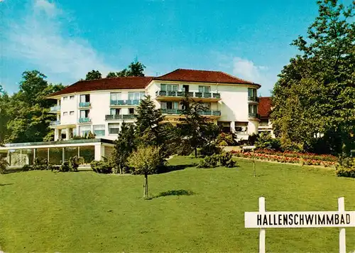 AK / Ansichtskarte  Neuhaus_Solling Hallenschwimmbad Parkhotel Duesterdiek