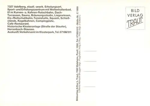 AK / Ansichtskarte 73944059 Adelberg_BW Sport und Erholungszentrum Fliegeraufnahme