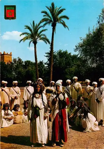 AK / Ansichtskarte 73944093 Maroc_Marokko Folklore Gruppe