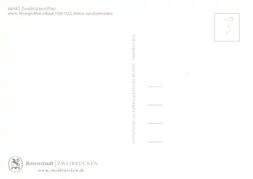 AK / Ansichtskarte  Zweibruecken_Pfalz Herzogsschloss Motive