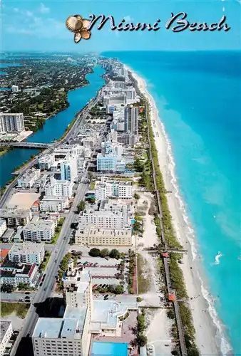 AK / Ansichtskarte  Miami_Beach Fliegeraufnahme