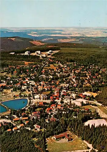 AK / Ansichtskarte  Hahnenklee-Bockswiese_Harz Ferienpark Fliegeraufnahme