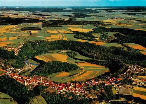 AK / Ansichtskarte  Kirchberg_Jagst Fliegeraufnahme