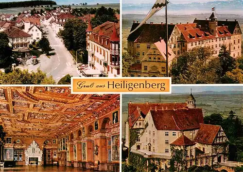 AK / Ansichtskarte  Heiligenberg_Baden Panorama Schloss Saal 