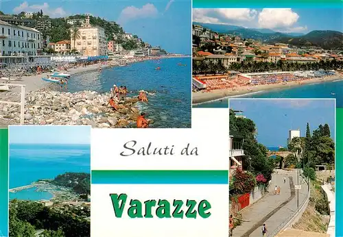 AK / Ansichtskarte 73944226 Varazze_Liguria_IT Panorama Passeggiata Europa Il porto
