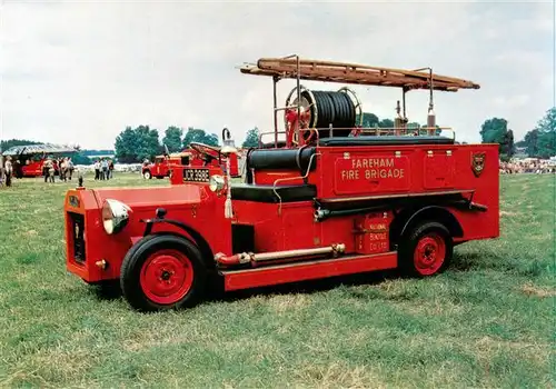 AK / Ansichtskarte  Feuerwehr_Fire-Brigade_Pompiers_Bomberos Replica 1929 Open Leyland water tender