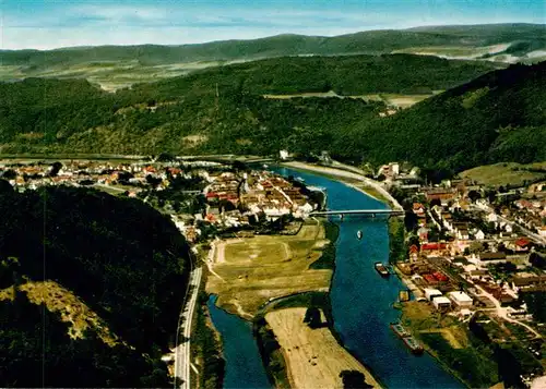 AK / Ansichtskarte  Bodenwerder Panorama Blick von der Lutterburgshoehe