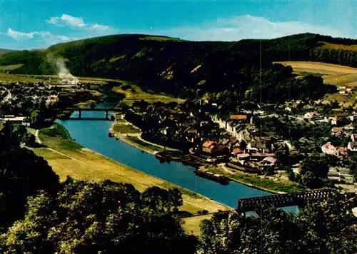 AK / Ansichtskarte  Bodenwerder Panorama Blick vom Eckberg