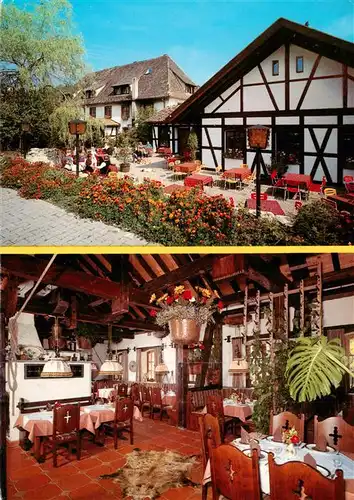 AK / Ansichtskarte 73944393 Eigeltingen Hotel Restaurant Café Zur Lochmuehle Terrasse