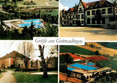 AK / Ansichtskarte  Gottmadingen Freibad Ortsmotive