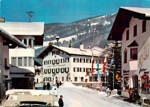 AK / Ansichtskarte 73944407 Kirchberg_Tirol_AT Ortszentrum Wintersportplatz Alpen
