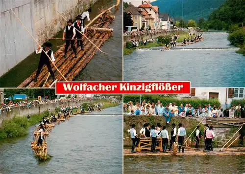 AK / Ansichtskarte 73944415 Wolfach_Schwarzwald Wolfacher Kinzigfloesser