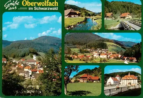 AK / Ansichtskarte  Oberwolfach Panorama Schwarzwald Landschaft