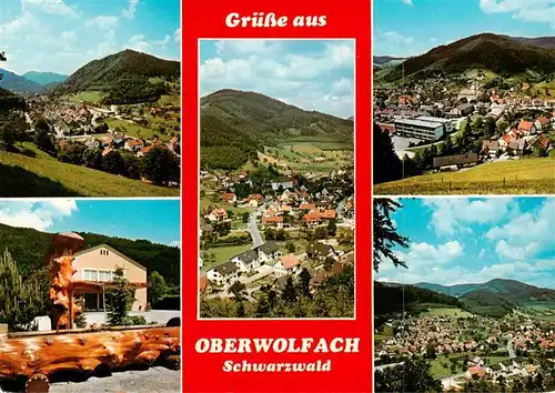 AK / Ansichtskarte 73944420 Oberwolfach Panorama Holzbrunnen