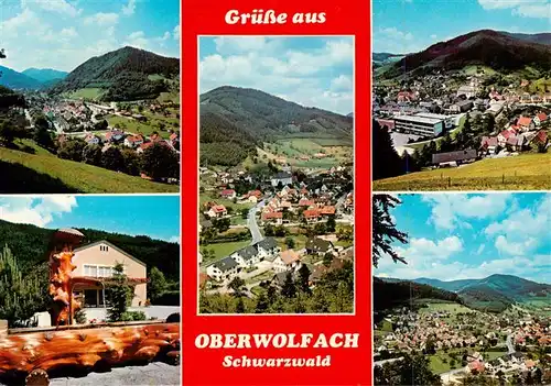 AK / Ansichtskarte 73944427 Oberwolfach Panorama Holzbrunnen