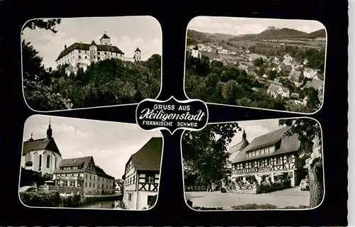 AK / Ansichtskarte  Heiligenzell Kloster Panorama Kirche Fachwerkhaus