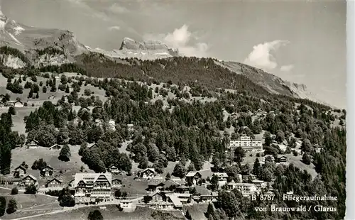 AK / Ansichtskarte  Braunwald_GL Fliegeraufnahme