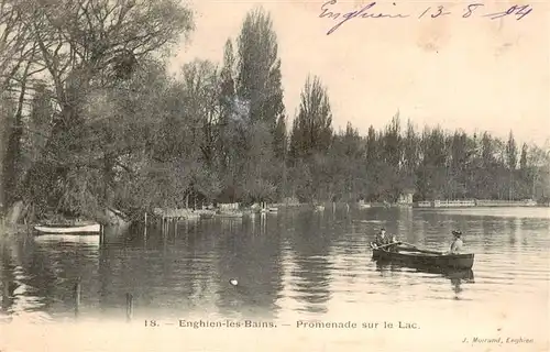 AK / Ansichtskarte  Enghien-les-Bains_95_Val-d_Oise Promenade sur le Lac