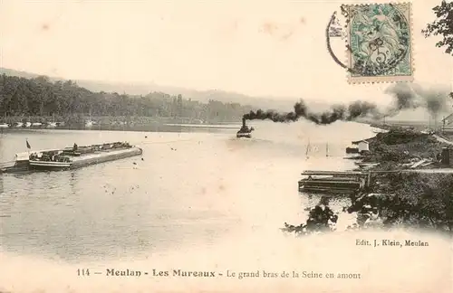 AK / Ansichtskarte  Meulan_78_Yvelines Les Mareaux Le grand bras de la Seine en amont