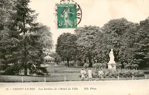 AK / Ansichtskarte  Choisy-le-Roi_94_Val-de-Marne Les Jardins de lHotel de Ville