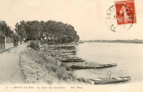 AK / Ansichtskarte  Choisy-le-Roi_94_Val-de-Marne Le Quai des Gondoles