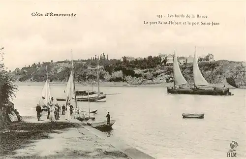 AK / Ansichtskarte  Saint-Hubert_22_Port_Rance Le port Saint Hubert et le port Saint Jean