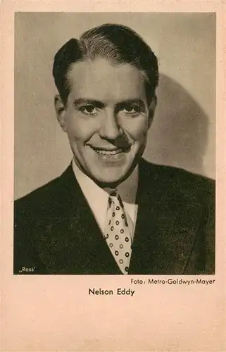 AK / Ansichtskarte  Foto_Ross_Nr. Nelson Eddy Metro-Goldwyn-Mayer