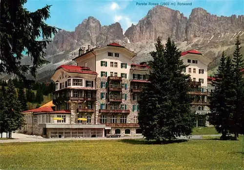 AK / Ansichtskarte 73944655 Karerseehotel_Karerpass_Passo_Carezza_IT mit Rosengarten