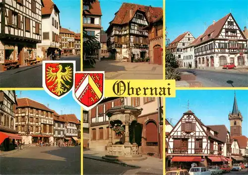 AK / Ansichtskarte  Obernai_Alsace_Oberehnheim_Elsass_67 avec ses maisons a colombages 