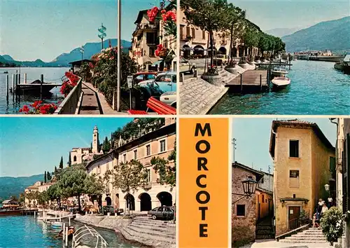 AK / Ansichtskarte  Morcote_Lago_di_Lugano_TI Orts und Teilansichten