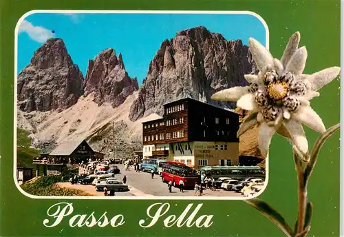 AK / Ansichtskarte  Dolomiti__Dolomiten_IT Hotel Maria Flora au Col de Sella Le Sassolungo