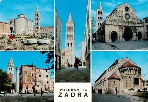 AK / Ansichtskarte  Zadra_Zara_Zadar_Croatia Kirchen Schloss