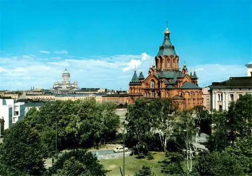 AK / Ansichtskarte  Helsinki_Suomi Uspenski Kathedrale mit Dom