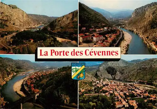 AK / Ansichtskarte  Anduze_30_Gard La Porte des Cevennes Vue aerienne