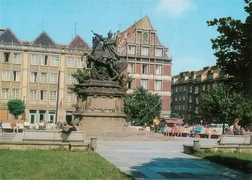 AK / Ansichtskarte 73944765 Gdansk_Danzig_PL Pomnik Jana III Sobieskiego proj Tadeusz Baracz