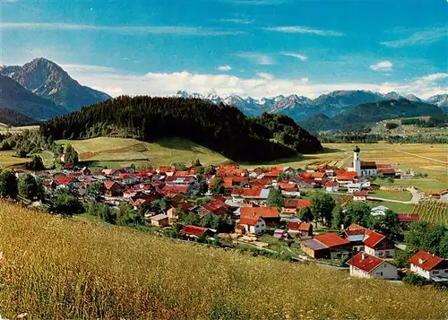 AK / Ansichtskarte  Altstaedten_Allgaeu Panorama Alpen