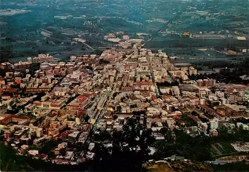 AK / Ansichtskarte  Montecassino_Cassino_IT Abbazio di Montecassino Veduta panoramica di notte