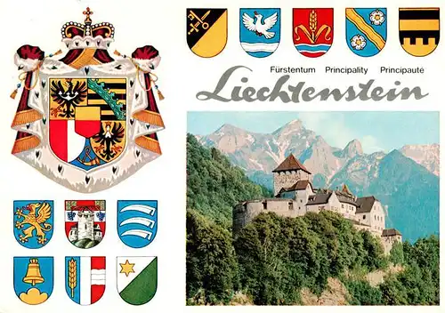 AK / Ansichtskarte 73944870 Liechtenstein_Fuerstentum Schloss Vaduz
