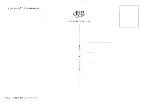 AK / Ansichtskarte  Romainmotier Abbatiale